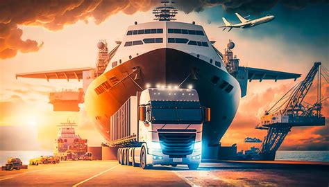 Logistik und Transport .